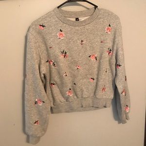 H&M cropped crew neck